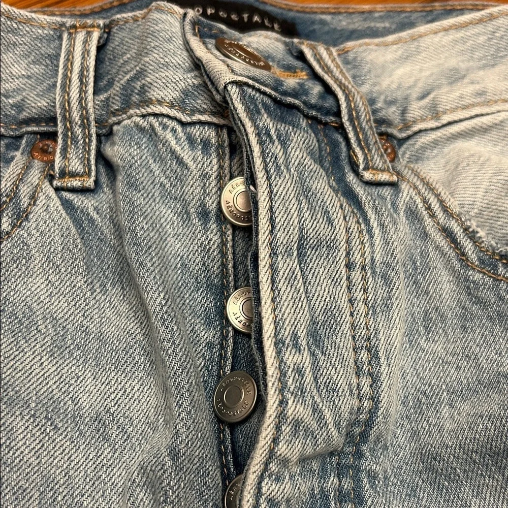 Aeropostale Light Blue Distressed Boyfriend Jeans